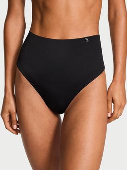 Victoria's Secret - No-Show High-Waist Thong Panty Black