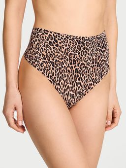 Victoria's Secret - No-Show High-Waist Thong Panty Beige
