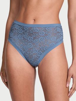 Victoria's Secret - No-Show Lacie High-Waist Thong Panty Blue