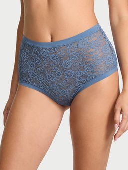 Victoria's Secret - No-Show Lacie Modern Brief Panty Blue