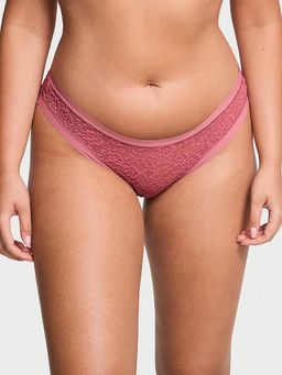 Victoria's Secret - No-Show Lacie Thong Panty Pink