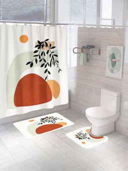 The Better Home - Shower Curtain & Bathmat Set (Sunset)