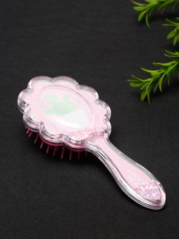Stol'N - Zig Zag with Star Glittery Hair Brush - Pink