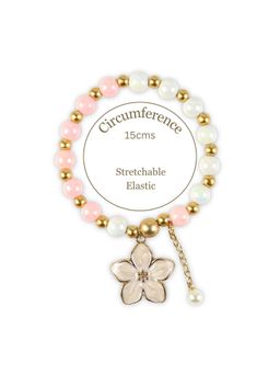 Asthetika Kids - Floral Charm Beaded Bracelet