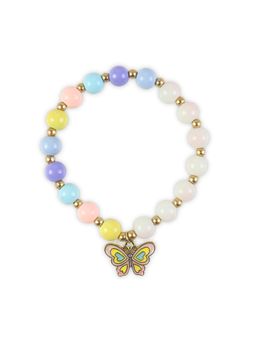 Asthetika Kids - Butterfly Charm Beaded Bracelet