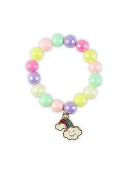 Asthetika Kids - Smiling Cloud Charm Beaded Bracelet