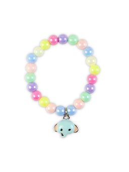 Asthetika Kids - Elephant Charm Beaded Bracelet