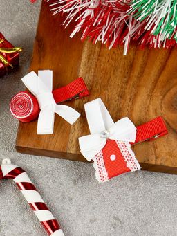 Asthetika Kids - Pack of 2 Christmas Tic Tac Hair Clips
