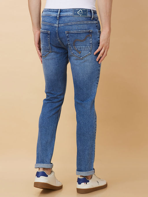 Buy Being Human Mens-Bottom Denim Light Tone Jeans Online
