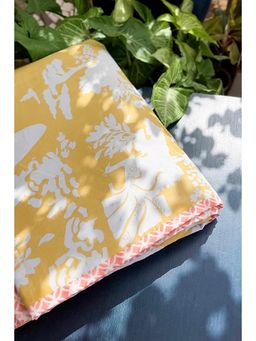 Freedom Tree - Peacock Shadows Forest Moss Cotton Dohar