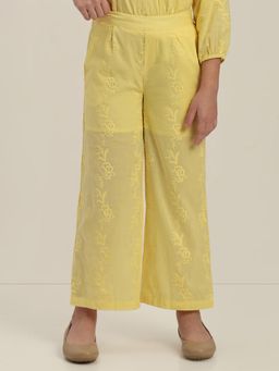 VERO MODA - Girl Yellow Cotton Pants