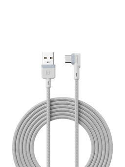 Portronics - Konnect L 3A USB to Type-C Cable for Type-C Anroid Smartphones 2M -White