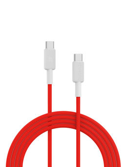 Portronics - Konnect Link C Square 100W PD Cable for Laptop & Smartphone 1M-Red