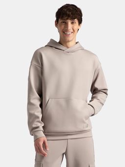 Jockey - Mz16 Men Microfiber Cotton Blend Hoodie-Moon Rock