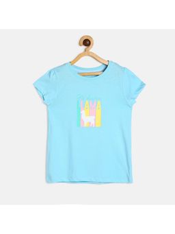 MINI KLUB - Kids Girls Blue Knit Top