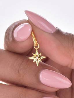 Nishani - 925 Silver Star Charm
