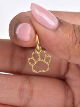 Nishani - 925 Silver Dog Paw Charm