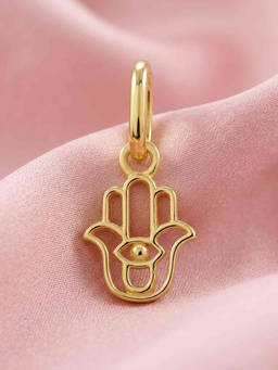 Nishani - 925 Silver Hamsa Hand Charm