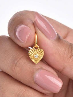 Nishani - 925 Silver Heart Charm