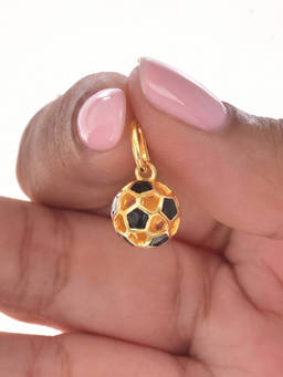 Nishani - 925 Silver Football Charm