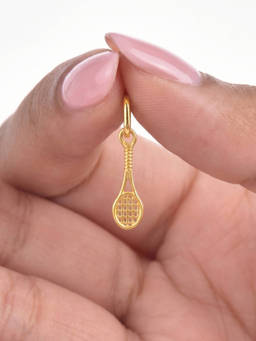 Nishani - 925 Silver Racket Charm