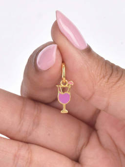 Nishani - 925 Silver Wine Glass Charm