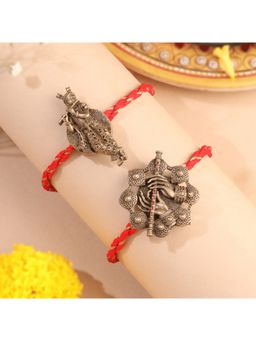 Cosa Nostraa - Lord Krishna - Flute And Murli Designer Rakhi (Pack Of 2)