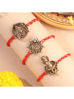 Cosa Nostraa - Mahadev Blessings Premium Designer Rakhi (Pack Of 3)