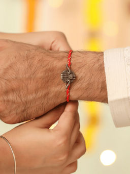 Cosa Nostraa - Khatu Shyam Ji Tridhanush Premium Designer Rakhi