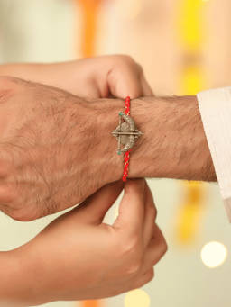Cosa Nostraa - Ram Dhanush Antique Premium Designer Rakhi