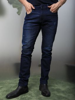 Rare Rabbit - Movado Blue Smart Mid Wash Denim Jeans