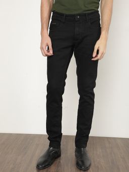 Rare Rabbit - Benoit Black Smart Dark Wash Denim Jeans