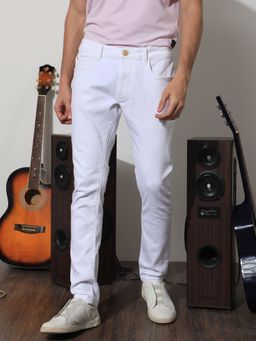 Rare Rabbit - Meymac White Smart Washed Denim Jeans