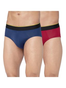 Bummer - Multi-Color Mens Solid Micro Modal Briefs Ultra Soft & Breathable (Pack of 2)