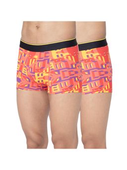 Bummer - Multi-Color Mens Printed Micro Modal Trunks Ultra Soft & Breathable (Pack of 2)