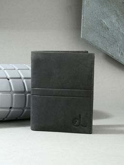 CLOG LONDON - Men Grey Solid Flap Closure Two Fold Wallet