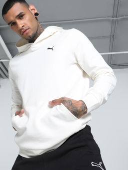 Puma - Better Essentials Men's White Hooded Sweatshirt
