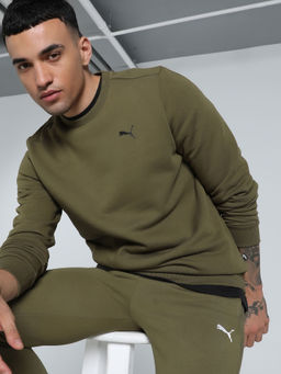 Puma - Crew Fl Men's Green Sweatshirt