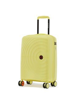Nasher Miles - Yellow Seattle Hard Sided Polypropylene Cabin Luggage Bag