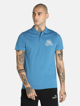 Puma - Kl Graphic Polo Men Blue Polo