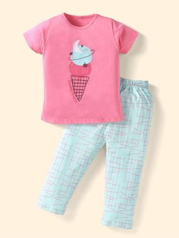 Nite Flite - Sweet Treats Printed Top with Pyjama (Set of 2)