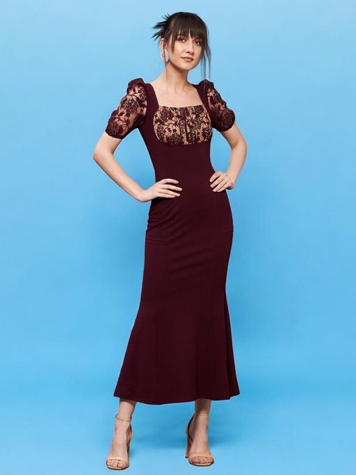 dark green bardot slinky ruched bodycon midaxi dress Sleeveless Party Wear Bodycon Dress for Women main image 0