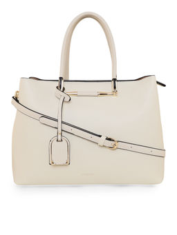 ESBEDA - Beige Color Luxury Closet Top Handle Handbag For Women (M)