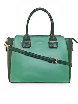 ESBEDA - Green Color Manhattan Handbag For Women (M)