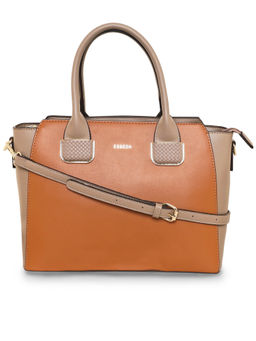 ESBEDA - Beige Tan Color Manhattan Handbag For Women (M)