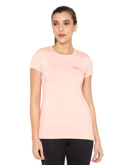 Bodycare - Women Round neck Half Sleeve Cotton T-shirt in Black colour - 1pcs - TS21-BLK