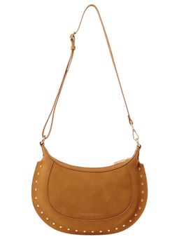 Forever New - Fable Saddle Brown Moon Bag with Detachable Strap