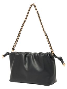 Forever New - Blossom Ruched Black Handbag