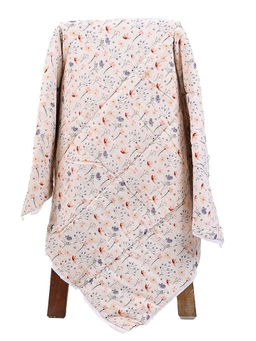 Moms Home - AC Quilt Flower Print Blanket Cum Bedspread