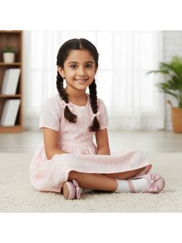 BOYZ N GALZ - Girls Pink Rhinestone Ballerina